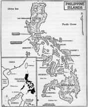 Map of Philippine Islands