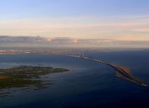 Aerial View of the Oresund Bridge