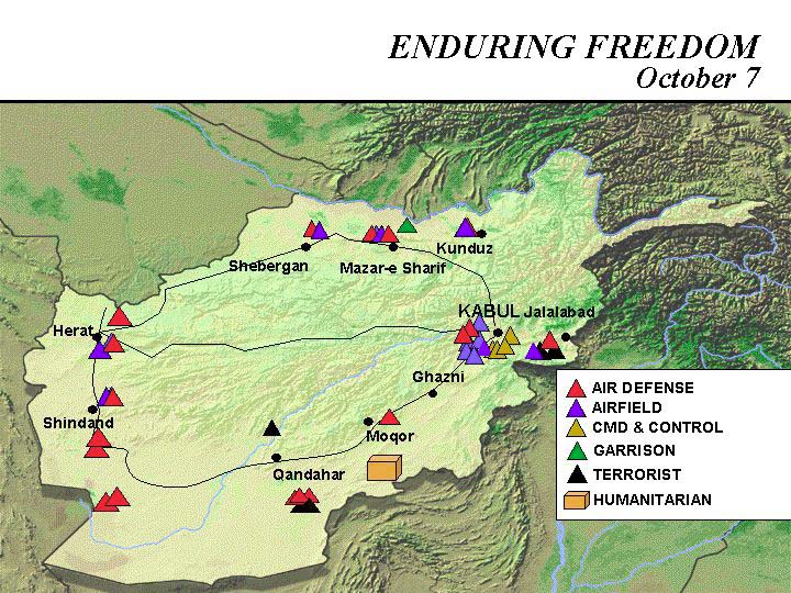 On The 7th Of October 2001 America And Britain Launched An Attack On Taliban Controlled Afghanistan As A Response To The Events Of September 11 This Map D [ 540 x 720 Pixel ]