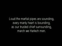 Men of Harlech - A Song of Encouragement