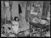 Interior of Migrant Family Home