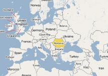 Romania - Map Locator