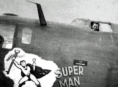 Image result for superman wwii planes