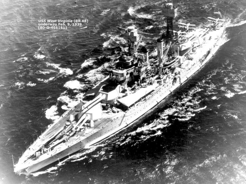 Dorie Miller's Ship USS West Virginia