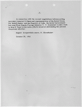 Nikita Khrushchev - 28 October 1962 Letter, Page 5