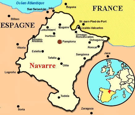 Navarre - Map Locator