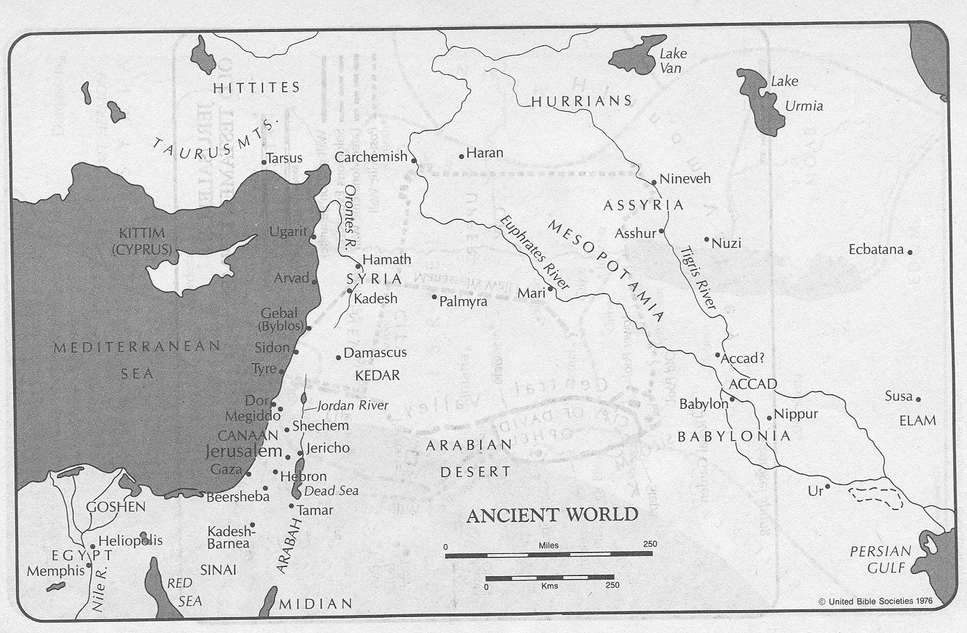 Fertile Crescent and Surrounding Countries