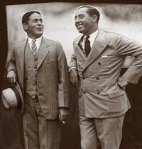 Walter Hagen with Bobby Jones