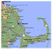 Pilgrims - Location of Plymouth Colony