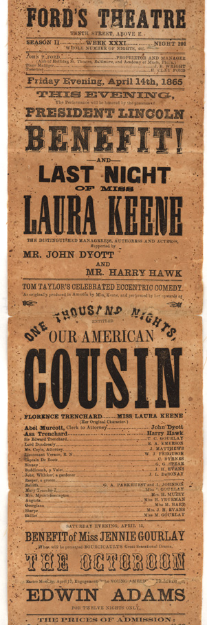 Our american cousin ford theater #2