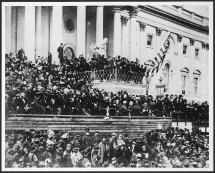 Abraham Lincoln - Delivering Second Inaugural