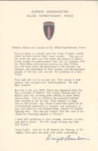 D-Day - Eisenhower's Message to the Forces