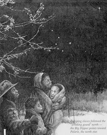 Underground Railroad - Slaves Follow the Big Dipper