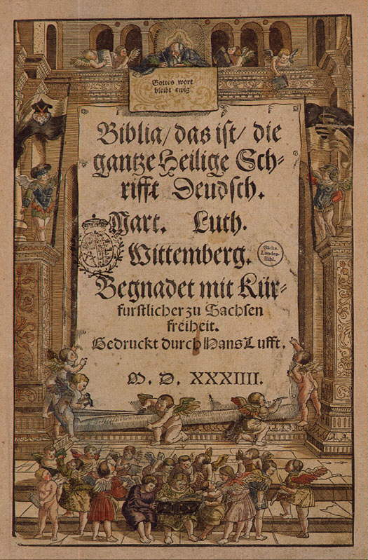 Martin Luther Bible Translation in German