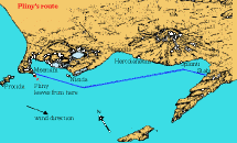 Pliny's Route From Misenum to Stabiae