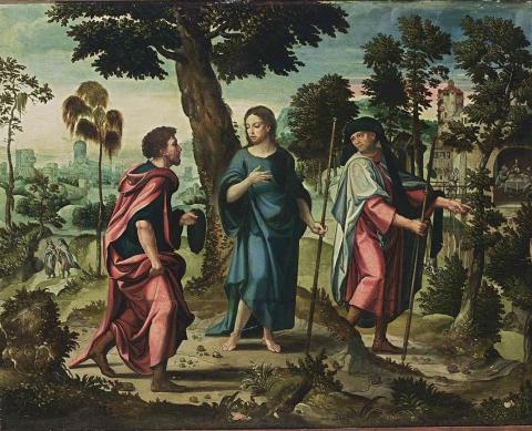 Jesus on the Road to Emmaus Visual Arts Philosophy
