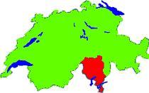 Ticino - Canton in Switzerland, Location