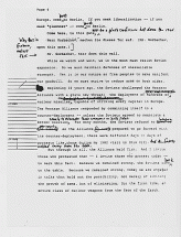 Draft of Reagan's Berlin Speech