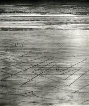 Symbol in Dry Lake Bed - Southeastern Oregon
