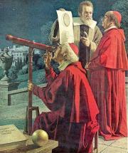 Galileo with two Cardinals