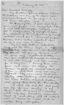 Letter to President Kennedy - Bobbie Lou Pendergrass