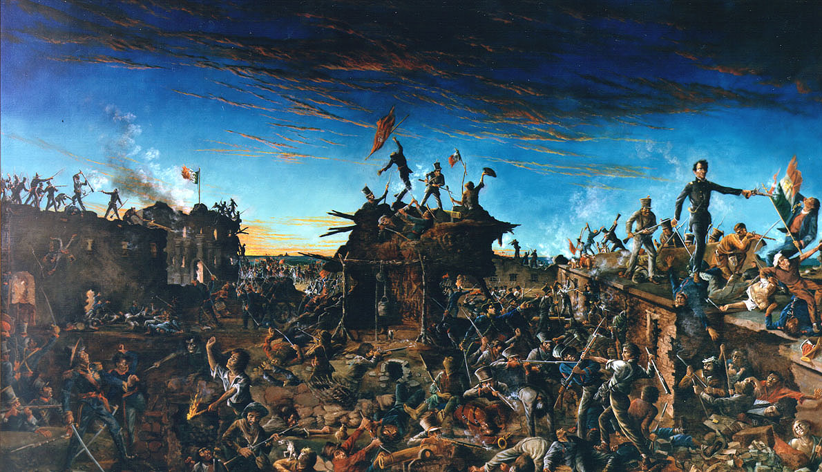 Dawn at the Alamo - by Henry McArdle