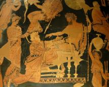 Agamemnon - Ancient Greek Vase