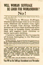 Will Woman Suffrage be Good for Womanhood?