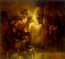 Rembrandt van Rijn - Peter Denounces Jesus