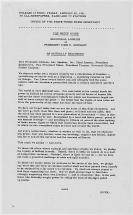 JFK Inaugural Address, Page 1