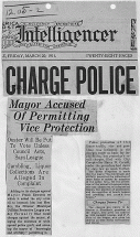 Prohibition - Mayor Accused of Permitting Vice Protection