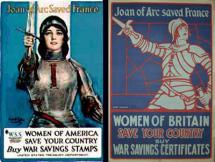 War Posters Featuring Joan of Arc