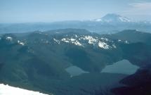 Spirit Lake near Mount St. Helens