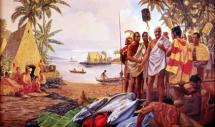 Kamehameha Gathering by Herb Kane