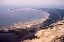Pilgrims - First Anchorage, Aerial View