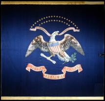 Treasury Guards Flag - Torn by Booth's Spur