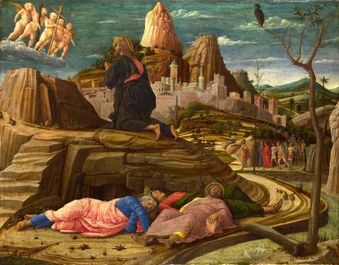 Jesus Prays - Agony in the Garden Visual Arts Philosophy