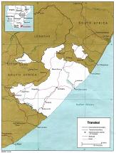 Transkei - Locator Map