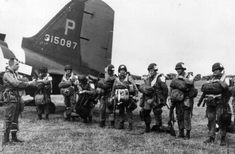 Paratroopers Leave England World War II