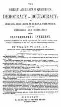 The Great American Question - Democracy v Doulocracy