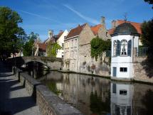 Bruges - Homes Along a Canal