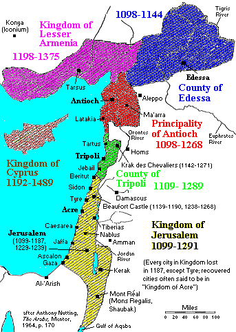 Résultat de recherche d'images pour "the christian kingdom of jerusalem map"