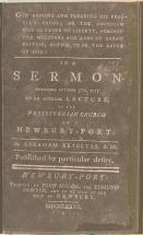 Political Sermon by Abraham Keteltas - 