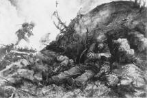 Portrait of a Wounded Man at Iwo Jima