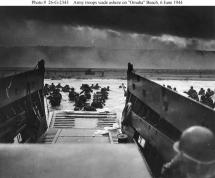 Army Troops Wade Ashore