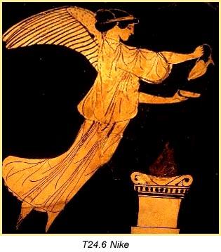 goddess nike victory winged greek war ancient vase depicted often peace both