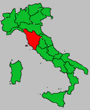 Tuscany - Map Locator
