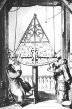 Hevelius with His Sextant and Wife Elizabeth