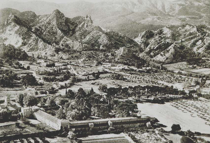 Environment at SaintRemy Hospital Painting Scene