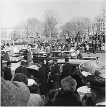 Crowds Line the Streets During JFK's Funeral